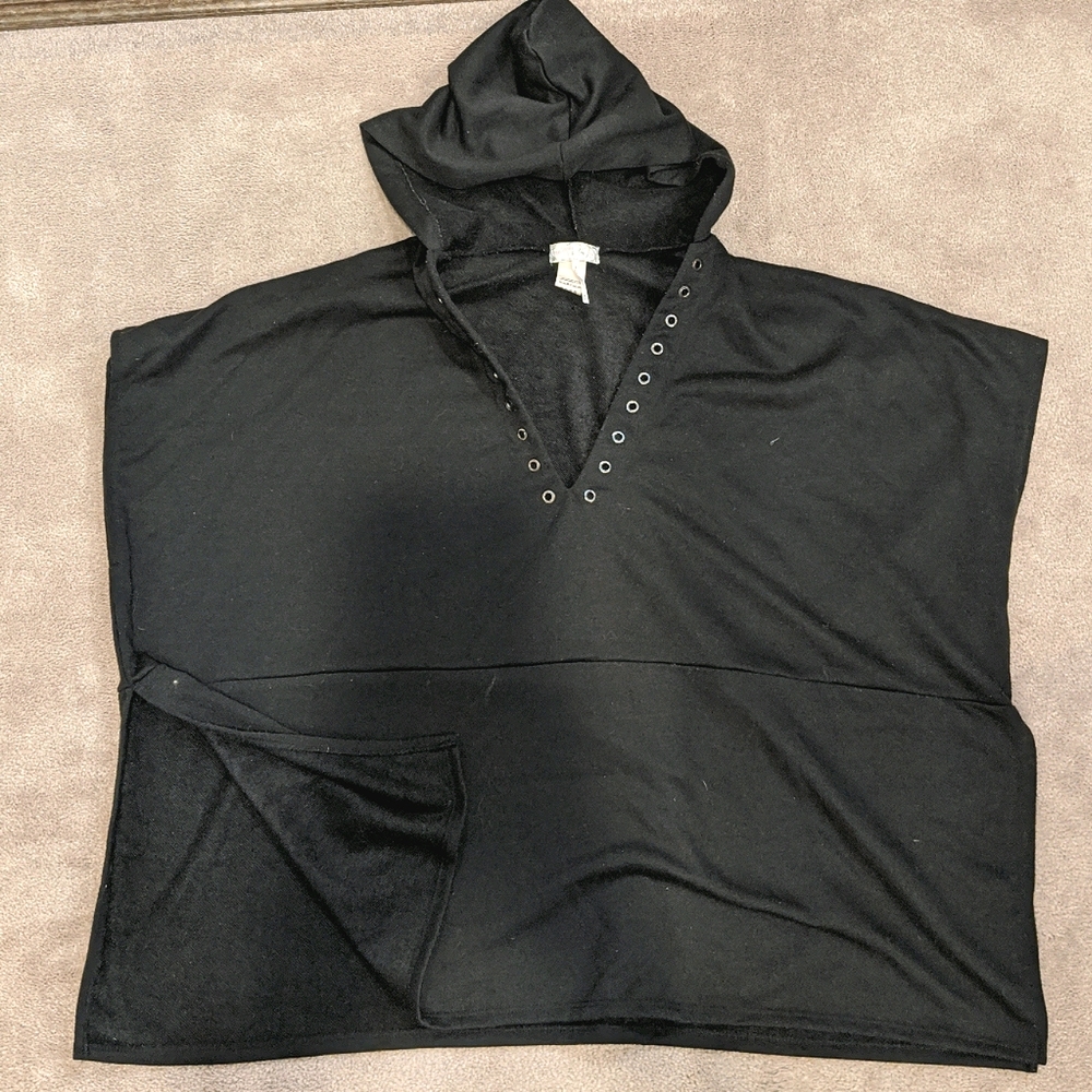 Free people oversized hooded poncho